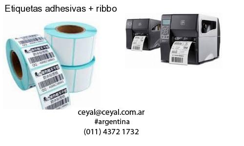 Etiquetas adhesivas   ribbo