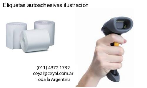 Etiquetas autoadhesivas ilustracion