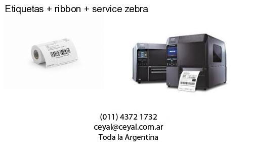 Etiquetas   ribbon   service zebra