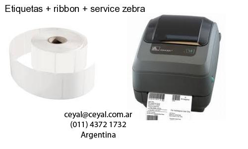 Etiquetas   ribbon   service zebra