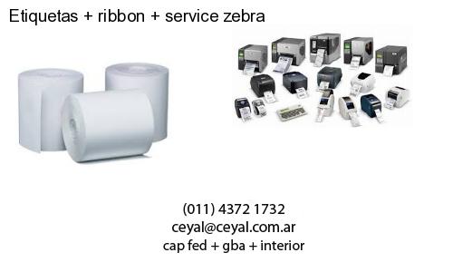 Etiquetas   ribbon   service zebra