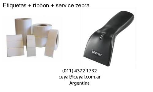 Etiquetas   ribbon   service zebra