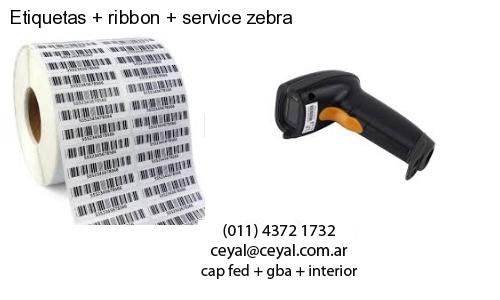 Etiquetas   ribbon   service zebra