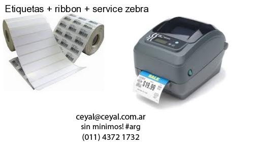 Etiquetas   ribbon   service zebra