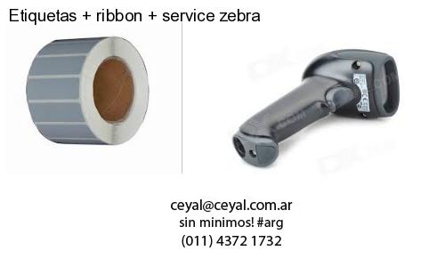 Etiquetas   ribbon   service zebra