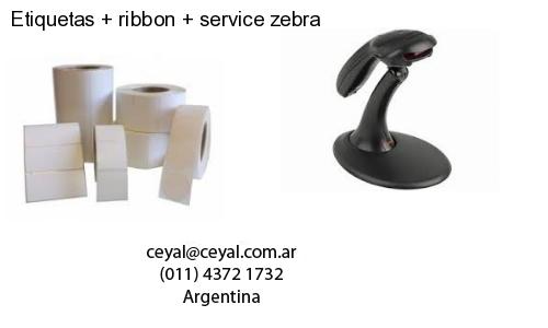 Etiquetas   ribbon   service zebra