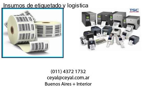 Insumos de etiquetado y logistica