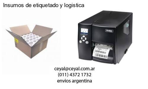 Insumos de etiquetado y logistica