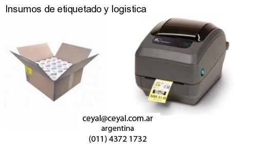 Insumos de etiquetado y logistica