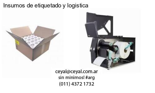 Insumos de etiquetado y logistica