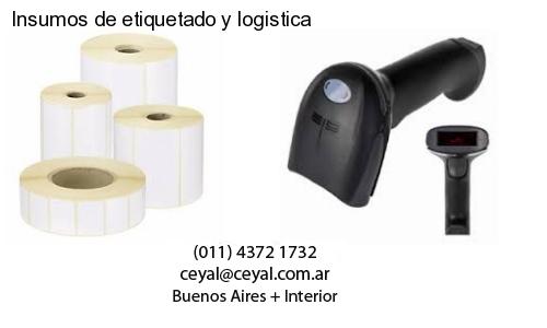 Insumos de etiquetado y logistica