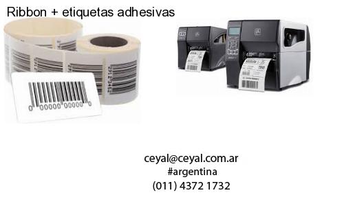 Ribbon etiquetas adhesivas