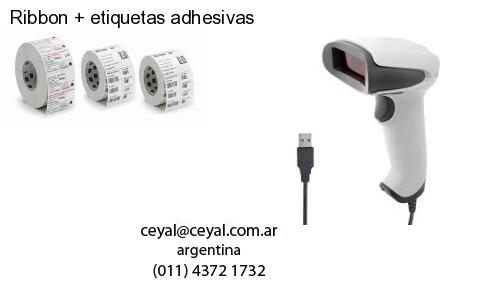 Ribbon etiquetas adhesivas
