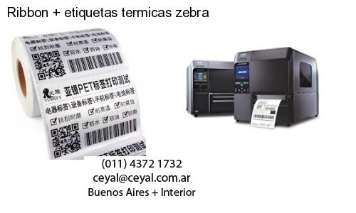 Ribbon etiquetas termicas zebra