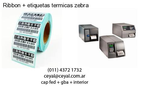 Ribbon   etiquetas termicas zebra