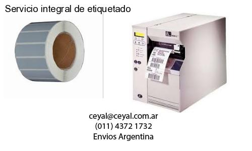 Servicio integral de etiquetado