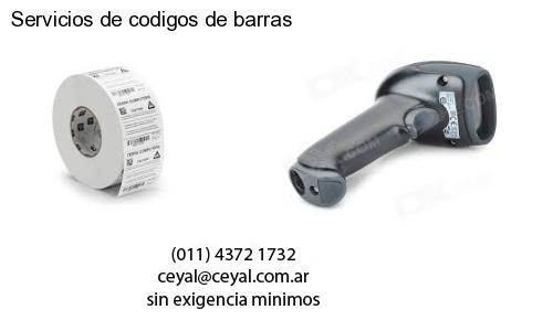 Servicios de codigos de barras
