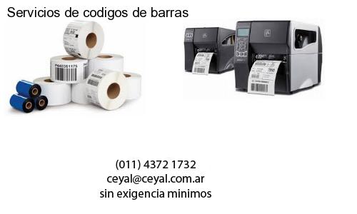 Servicios de codigos de barras