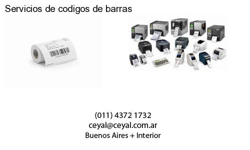 Servicios de codigos de barras