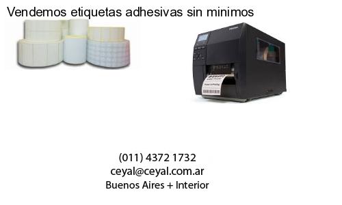 Vendemos etiquetas adhesivas sin minimos