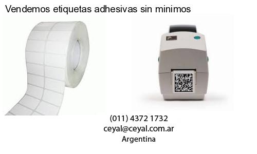 Vendemos etiquetas adhesivas sin minimos