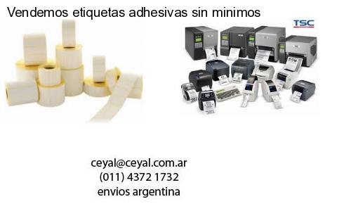 Vendemos etiquetas adhesivas sin minimos