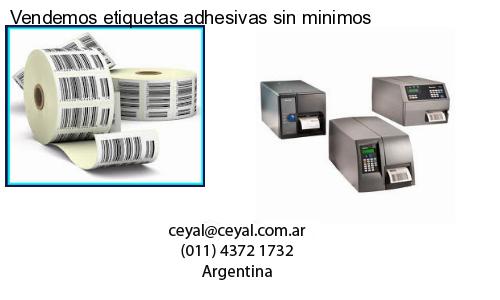 Vendemos etiquetas adhesivas sin minimos