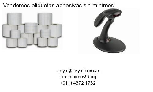 Vendemos etiquetas adhesivas sin minimos