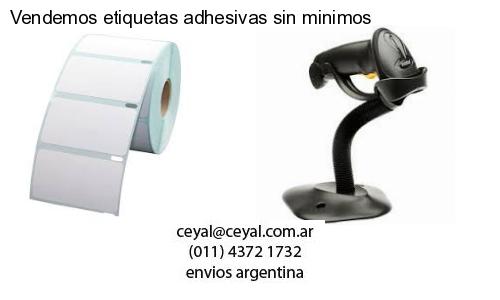 Vendemos etiquetas adhesivas sin minimos