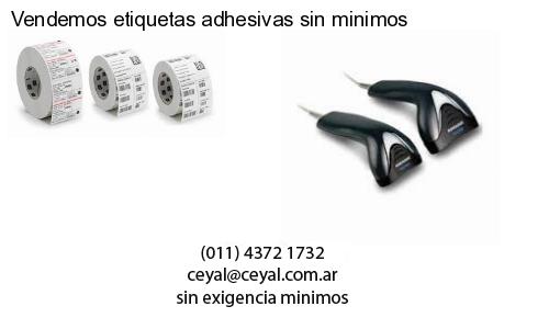 Vendemos etiquetas adhesivas sin minimos
