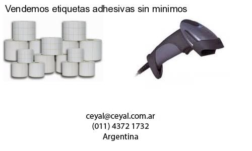Vendemos etiquetas adhesivas sin minimos