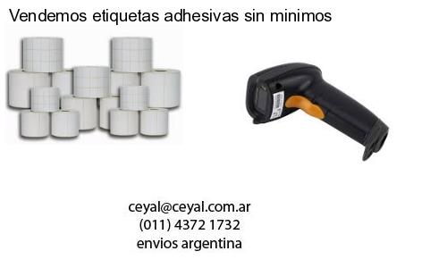 Vendemos etiquetas adhesivas sin minimos