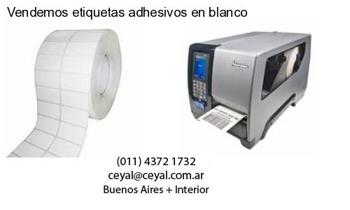 Vendemos etiquetas adhesivos en blanco