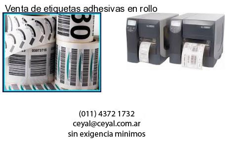 Venta de etiquetas adhesivas en rollo