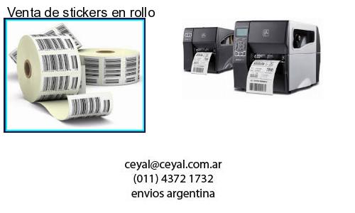 Venta de stickers en rollo