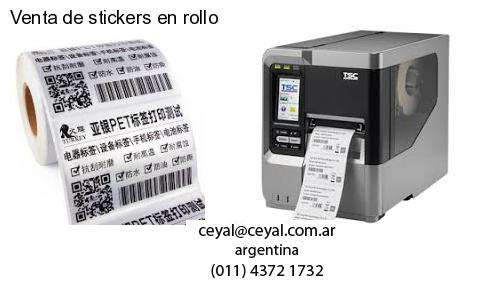 Venta de stickers en rollo