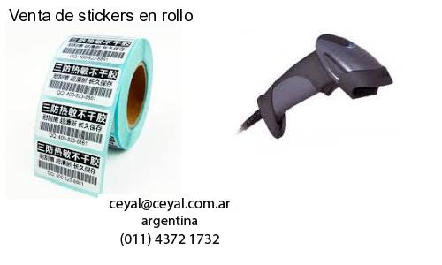 Venta de stickers en rollo