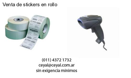 Venta de stickers en rollo