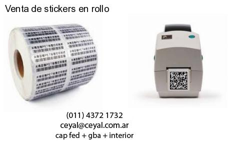 Venta de stickers en rollo