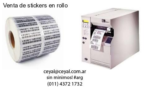 Venta de stickers en rollo