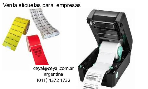 Venta etiquetas para empresas