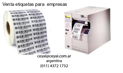Venta etiquetas para  empresas