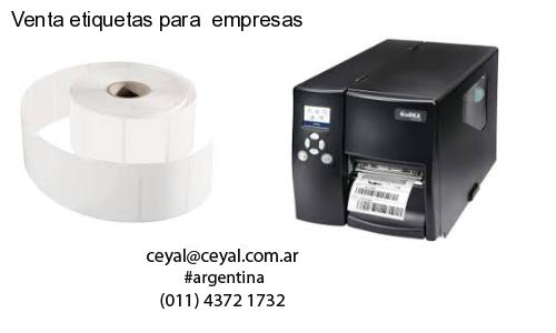 Venta etiquetas para  empresas