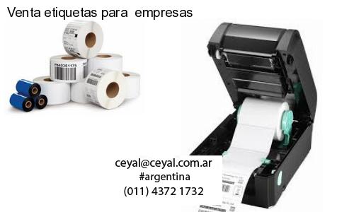 Venta etiquetas para  empresas
