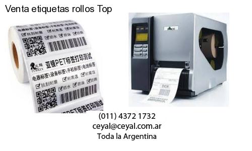 Venta etiquetas rollos Top