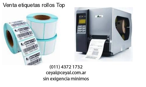 Venta etiquetas rollos Top
