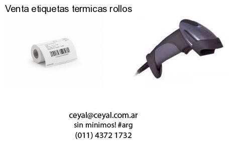 Venta etiquetas termicas rollos