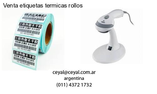 Venta etiquetas termicas rollos