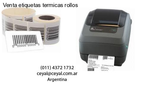 Venta etiquetas termicas rollos