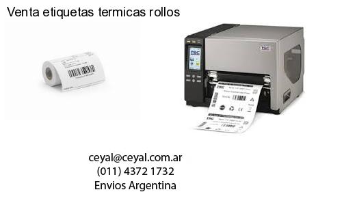 Venta etiquetas termicas rollos